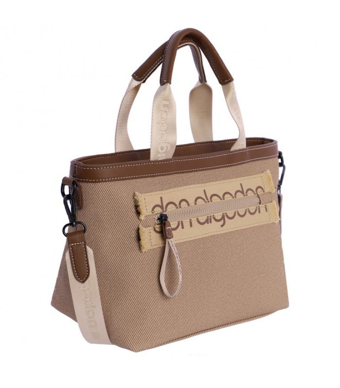 BOLSO DE MANO OQI7822004 BEIG