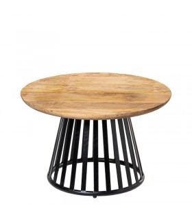 MESA MADERA MANGO Ø60CM 83653