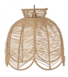 LAMPARA BAMBU NATURAL 50x50x45CM Cable 165cm 76131