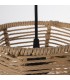 LAMPARA BAMBU NATURAL 50x50x45CM Cable 165cm 76131