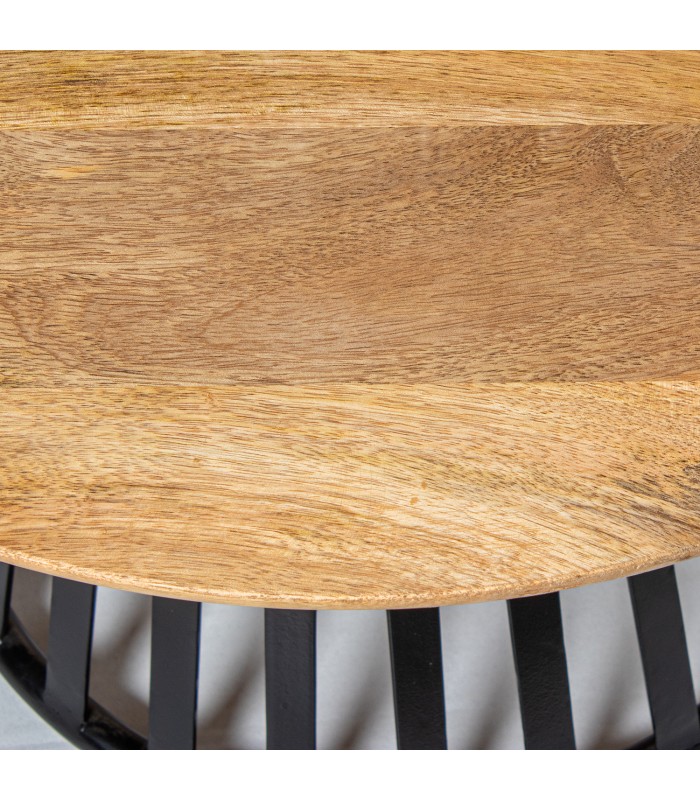 MESA MADERA MANGO Ø60CM 83653