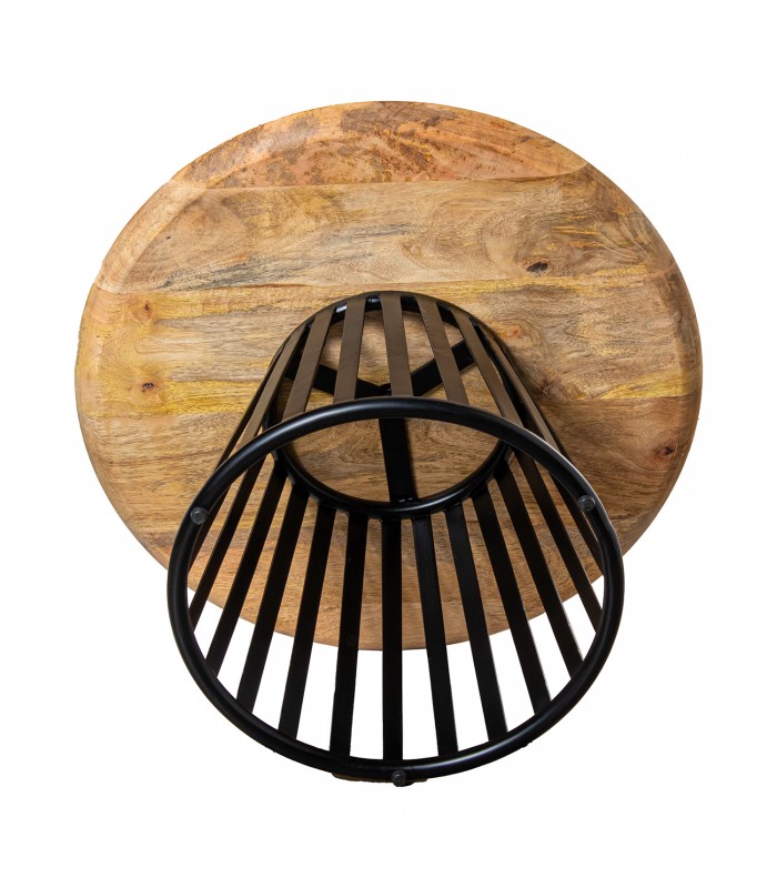 MESA MADERA MANGO Ø60CM 83653