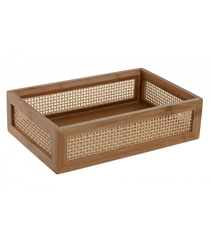 BANDEJA BAMBU/RATAN 26*17*7CM PC-217534