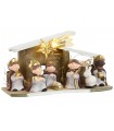 NACIMIENTO 7 FIGURAS LED 26*12*14.5CM NV-214210