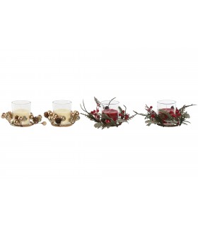 VELA CERA CRISTAL 19.5*10*6.5CM NV-214438