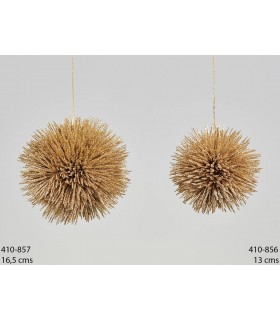 BOLA PINO DORADA 16.5CM 410-857/9