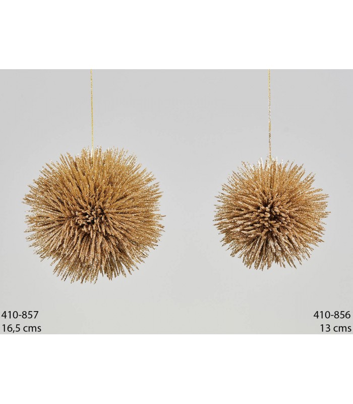 BOLA PINO DORADA 16.5CM 410-857/9