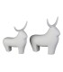 SET/2 TOROS 23*20CM Y 18*17CM 221-8325