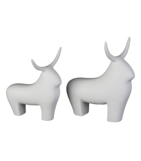 SET/2 TOROS 23*20CM Y 18*17CM 221-8325