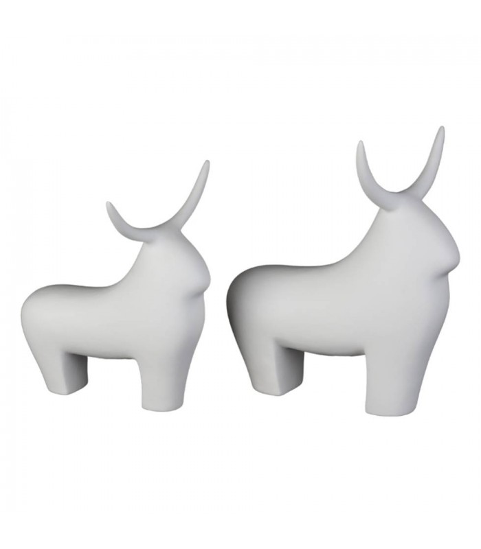 SET/2 TOROS 23*20CM Y 18*17CM 221-8325