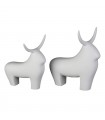 SET/2 TOROS 23*20CM Y 18*17CM 221-8325