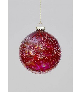 BOLA NAVIDEÑA CHERRY 15CM 220-040