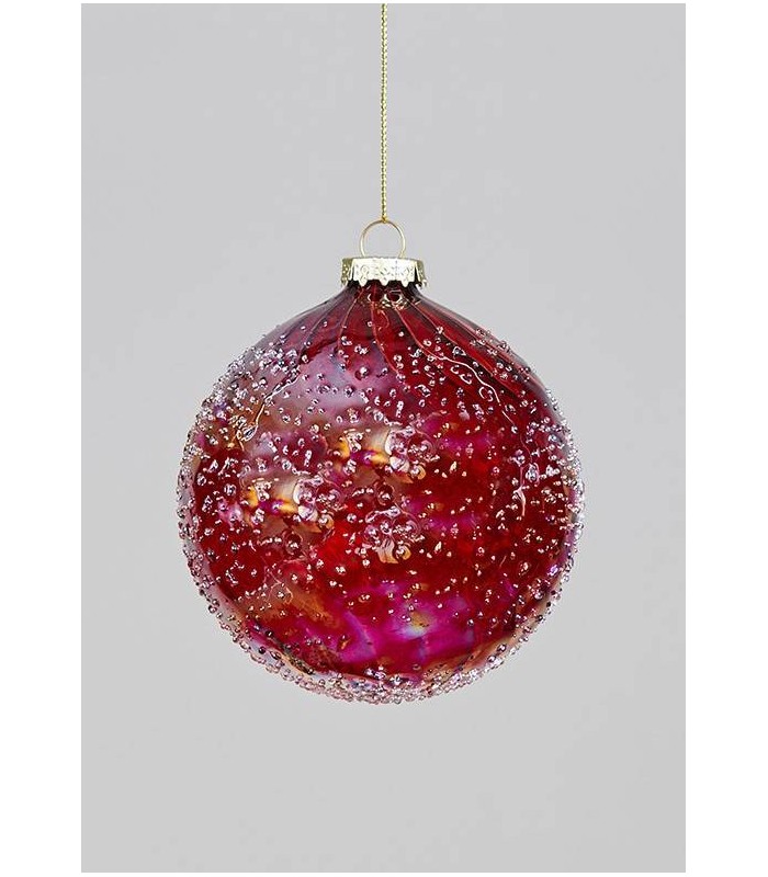 BOLA NAVIDEÑA CHERRY 15CM 220-040