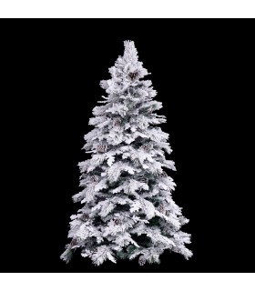 ARBOL 403 RAMAS NEVADO CON PIÑAS 180CM 118592