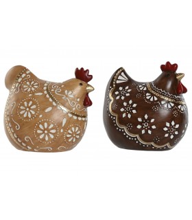 GALLINA RESINA 16.5*11*14CM FD-215869