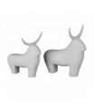 SET/2 TOROS ARENADOS 23*20CM Y 18*17CM 221-8323