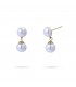 PENDIENTES ACERO PERLAS CPE947