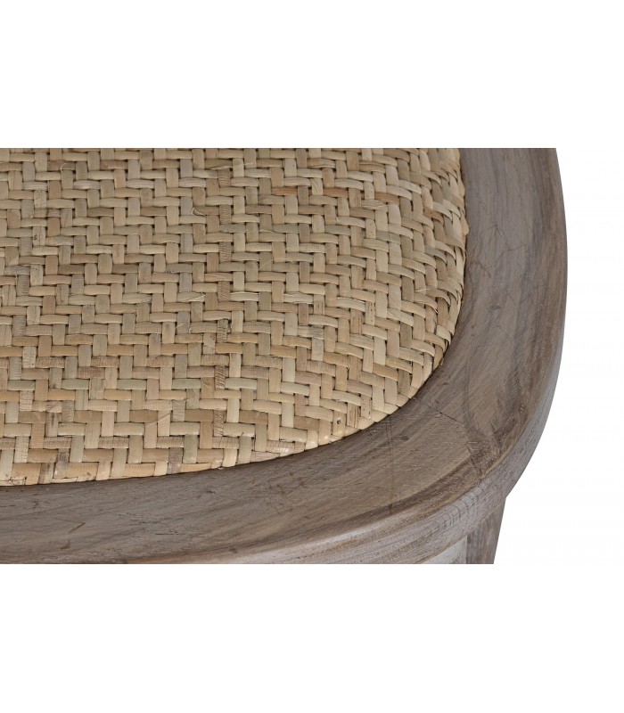 SET/4 SILLAS ABETO/RATAN 45*46*92CM MB-217345