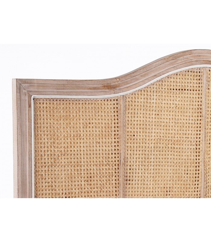 CABECERO CAUCHO/RATAN 160*8*120CM MB-217353