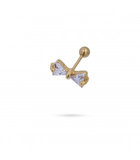 PIERCING ACERO Y CIRCONITAS CPE881