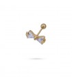 PIERCING ACERO Y CIRCONITAS CPE881