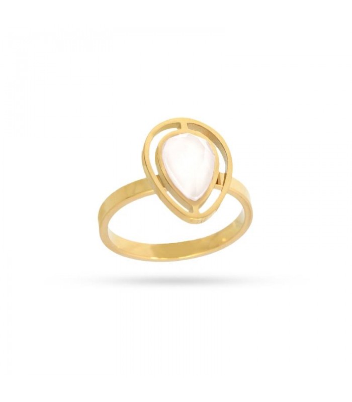 ANILLO ACERO CAMOMILA BAN116