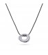 COLLAR CORDON Y  ACERO BCO928