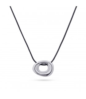 COLLAR CORDON Y  ACERO BCO928