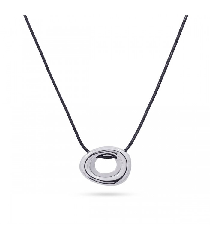COLLAR CORDON Y  ACERO BCO928