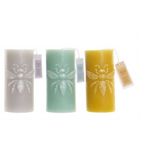 VELA CERA ABEJA 7*14 CM