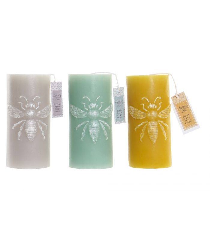VELA CERA ABEJA 7*14 CM