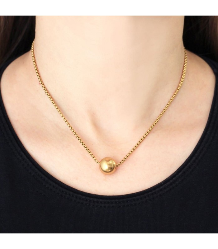 COLLAR ACERO LIGAYA BCO939