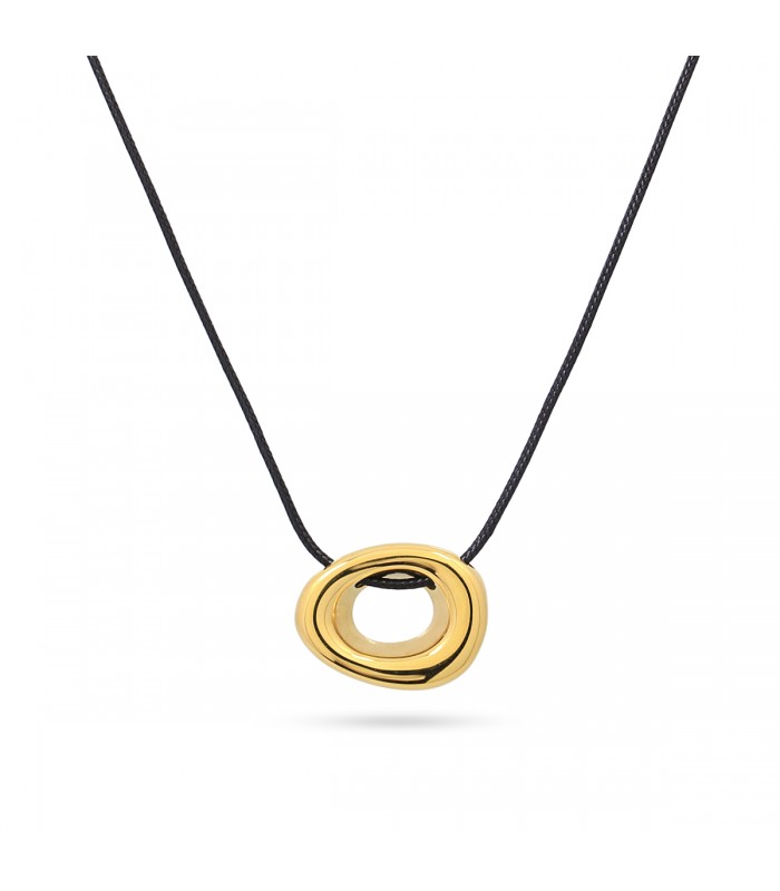 COLLAR CORDON Y  ACERO BCO928