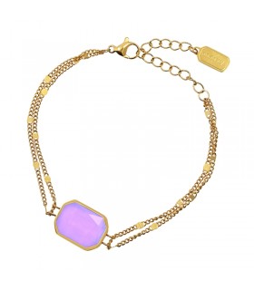 PULSERA ACERO Y ACRILICO BROMELIA CPU032