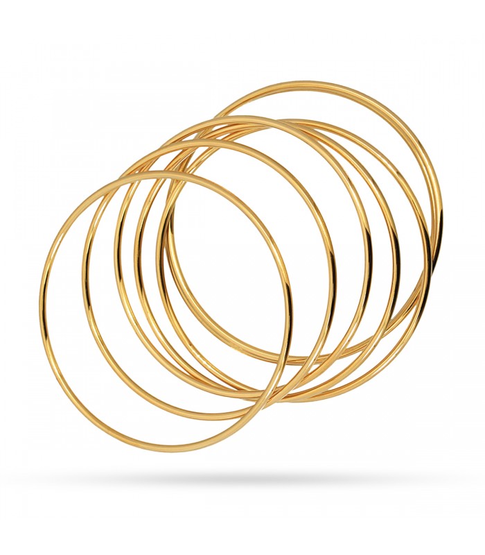 SET/7 BRAZALETES ACERO 2*60MM T60 CPU071