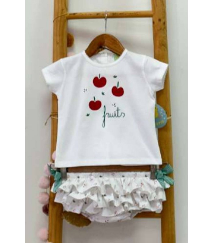 CAMISETA+BRAGUITA FRUITS PIO PIO VP653