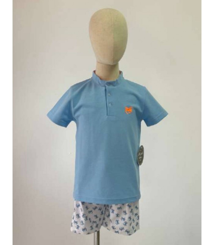 POLO+BERMUDA CANGREJOS MON PETIT BONBON VM073/04361