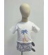 CAMISETA+ESTRICADO PALMERAS MON PETIT BONBON VM190/192179