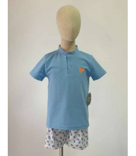 POLO+BERMUDA CANGREJOS MON PETIT BONBON VM073/04361