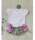 CAMISETA+BRAGUITA LIBERTY/MARIPOSAS MON PETIT BONBON VM005/7