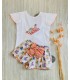 CAMISETA CORTA+SHORT PERROS MON PETIT BONBON VM200/4