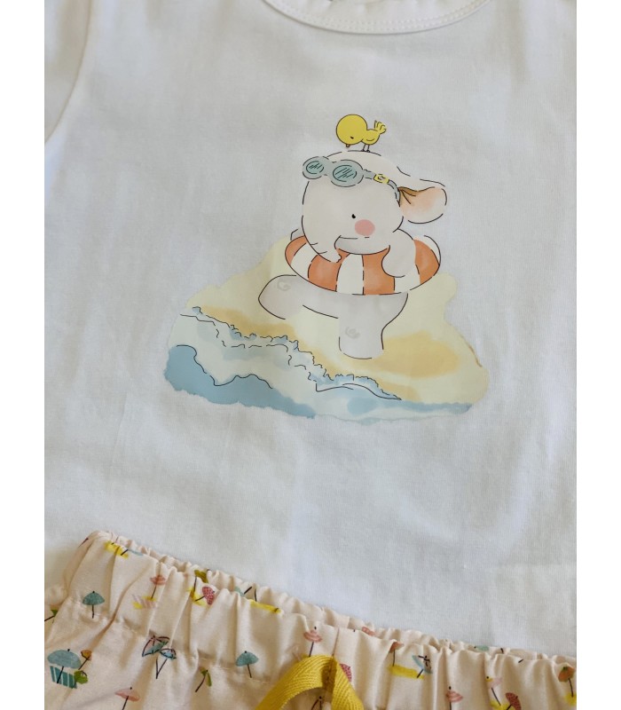 CAMISETA+BERMUDA PLAYA PIO PIO VP611