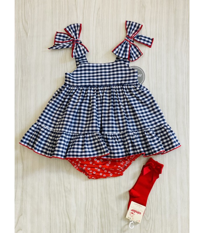 JESUSITO VICHY AZUL MON PETIT BONBON VM140