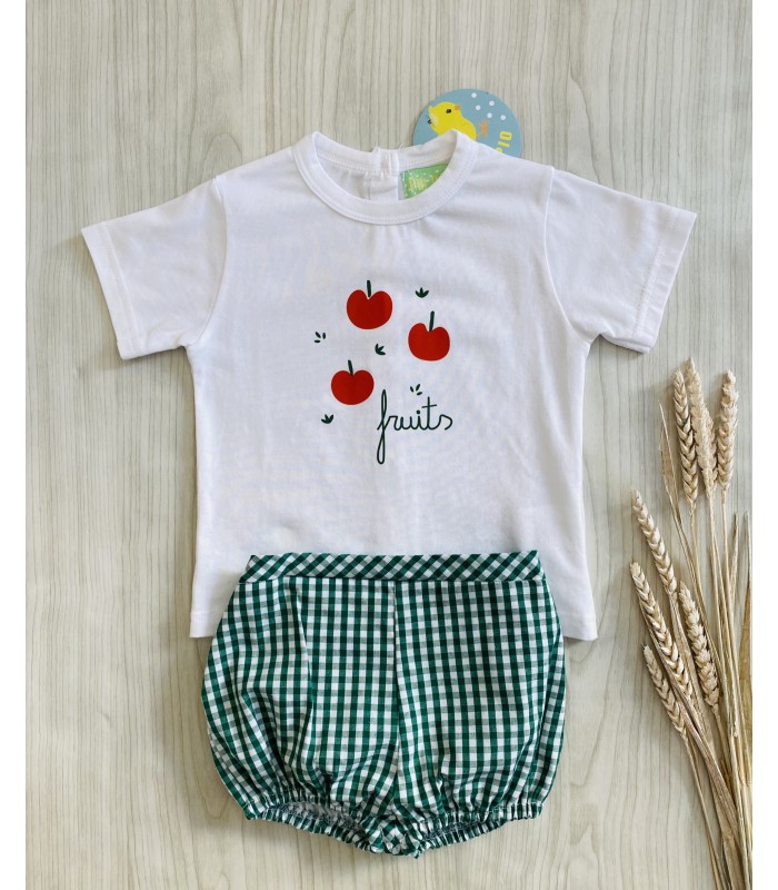 CAMISETA+ESTRICADO FRUITS PIO PIO VP658