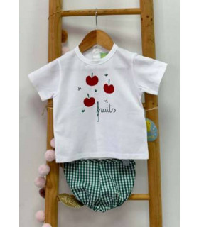 CAMISETA+ESTRICADO FRUITS PIO PIO VP658
