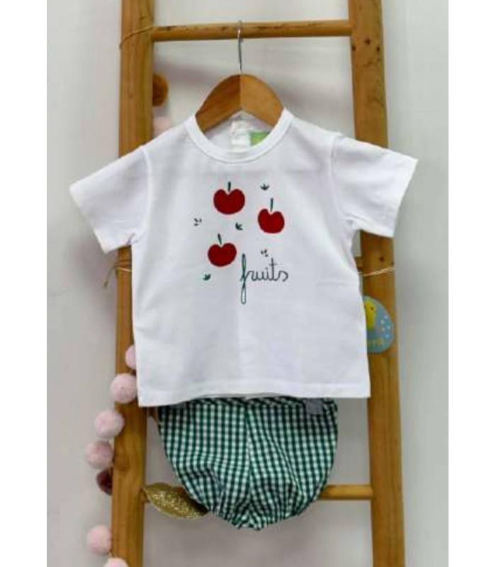 CAMISETA+ESTRICADO FRUITS PIO PIO VP658