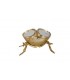 FIGURA ESCARABAJO RESINA ESPEJO 19x12x7CM 567580