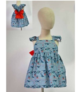 VESTIDO FONDO MARINO MON PETIT BONBON VM026