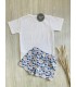 CAMISETA+BERMUDA PALMERAS MON PETIT BONBON VM191/043179