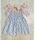 VESTIDO ELÁSTICO CANGREJOS MON PETIT BONBON VM05261